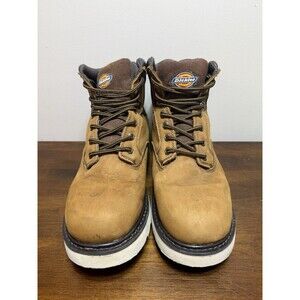 Dickies Bearcat Work Boots 9 Brown Leather Soft Toe